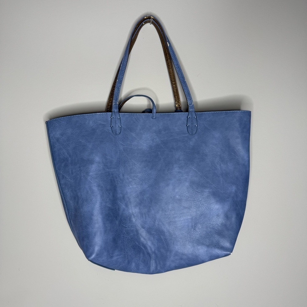 Sydney Love Blue vegan Leather Tote Bag - Picture 7 of 8